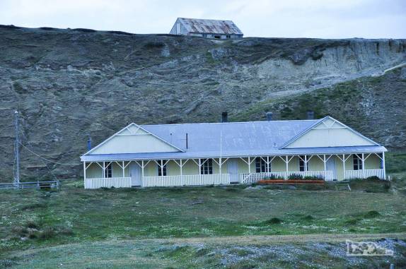 Uma das casas de Cameron, pequeno povoado na Terra do Fogo, no sul do Chile